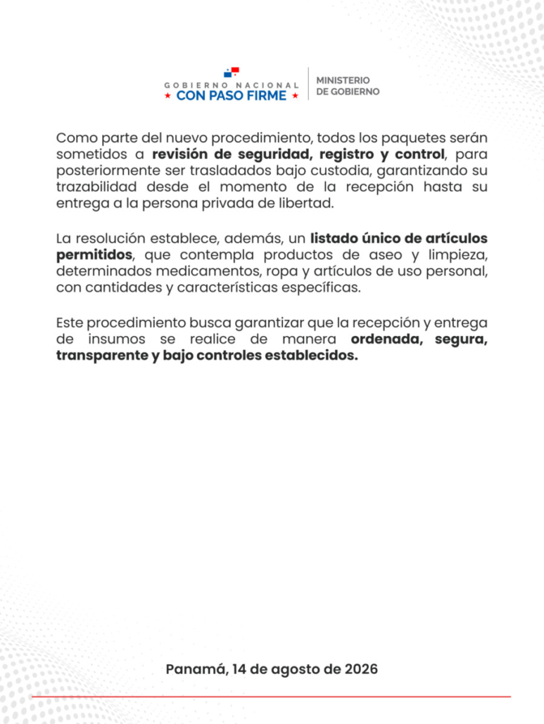 Comunicado Oficial insumos página 2