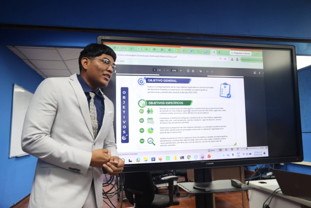 Presentan proyecto de tesis sobre la atención médica en los centros penitenciarios