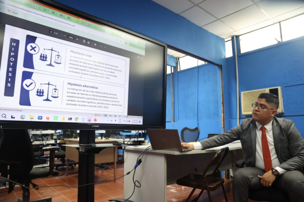 Presentan proyecto de tesis sobre la atención médica en los centros penitenciarios